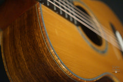 Wingert model E guitar koa binding