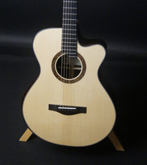 Wingert 12 fret African Blackwood guitar custom Jimmi Wingert rosette