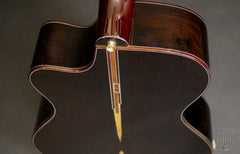 Wingert 12 fret African Blackwood guitar decorative back strip