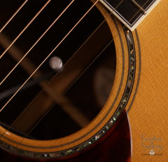 Bourgeois OM guitar rosette detail