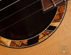 G. R. Bear 00 guitar custom rosette detail