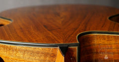Beardsell 2D guitar down claro walnut back