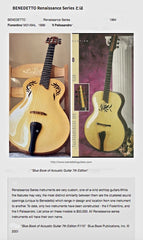 Bob Benedetto IL PALISANDRO archtop magazine article