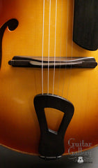 Tom Bills Natura Archtop Guitar bridge