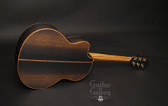 Lowden Ancient Bog F50c guitar glam shot back