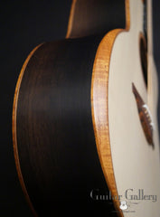 Lowden Ancient Bog F50c guitar side detail