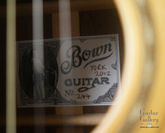 Bown guitar label