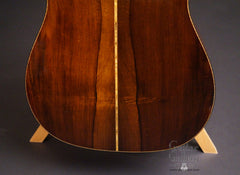Brondel D1 guitar Brazilian rosewood low back view
