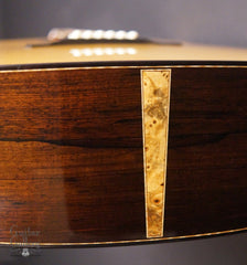 Brondel D1 guitar buckeye burl end graft