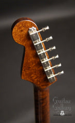 Brondel Honeycaster DC electric guitar headstock back