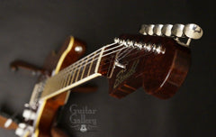 Brondel Honeycaster DC electric guitar headstock