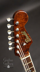 Brondel Honeycaster DC electric guitar headstock