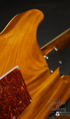 Brondel Honeycaster DC electric guitar figured mahogany body