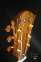 Buscarino Artisan Archtop guitar abalone logo
