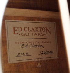 Claxton Guitar: 2012 EM Koa Cutaway