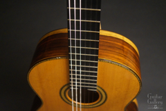 Manuel Contreras classical guitar fretboard