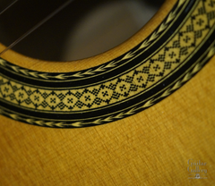 Manuel Contreras classical guitar rosette detail