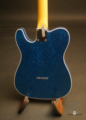 Crook T-style electric guitar blue sparkle back