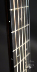 Collings guitar fretboard side