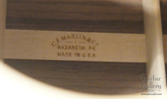 Martin D-41 guitar label
