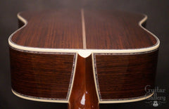 Martin D-45 guitar down back view