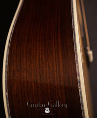 Martin D-45 guitar side detail