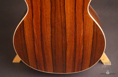 Elysian E13 guitar Madagascar rosewood guitar back low
