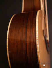 Elysian guitar Madagascar rosewood side detail