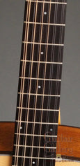 Flammang 12 String guitar fretboard