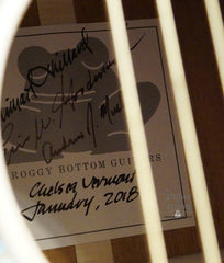 Froggy Bottom H-12 guitar label