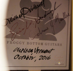 Froggy Bottom F12c guitar label