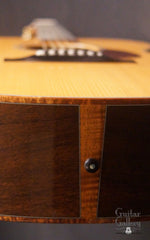 Froggy Bottom K Brazilian rosewood guitar end