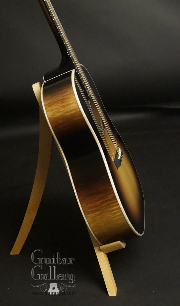 Froggy Bottom Tiger Fiddleback Rock Maple SJ Guitar โ Guitar Gallery