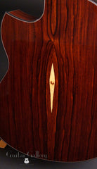 Greenfield G2 guitar Nicaraguan Mountain rosewood back close