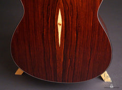 Greenfield G2 guitar Nicaraguan Mountain rosewood back low