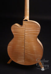 Galloup archtop guitar Michigan hard maple back