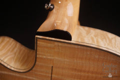 Galloup archtop guitar ebony heelcap