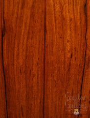 Nicaraguan rosewood back of Gerber guitar