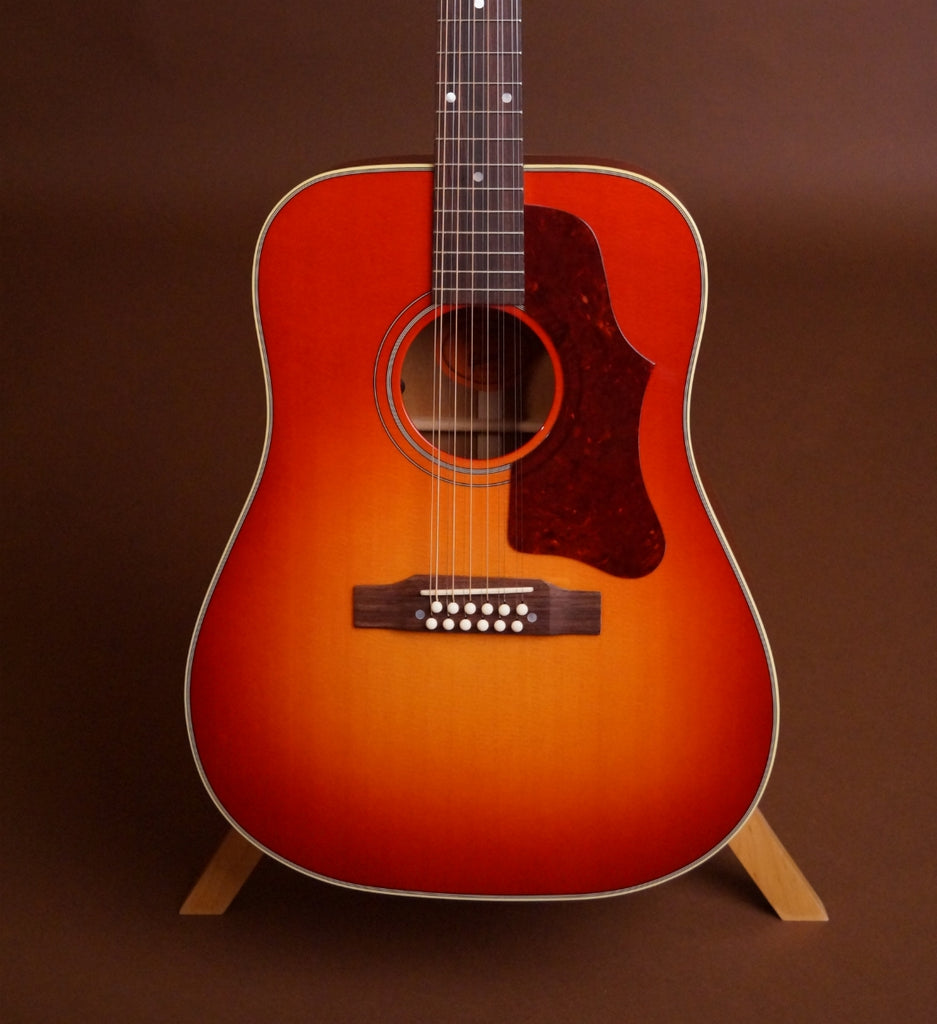 Gibson B-45-12 string guitar with cherry sunburst 