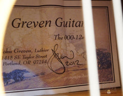 Greven 000-12v guitar 