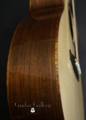 Martin 0000-21 Gruhn Madagascar rosewood guitar side detail