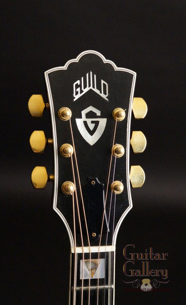 Guild F50 NT guitar headstock