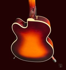 Guild X-700 sunburst archtop maple back