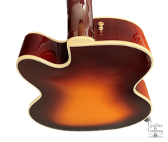 Guild X-700 sunburst archtop down back view
