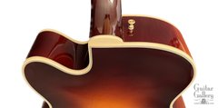 Guild X-700 sunburst archtop heel