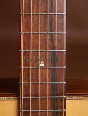 Hewett Brazilian rosewood D guitar fretboard