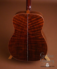 Hewett Brazilian rosewood D guitar back