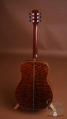 Hewett Brazilian rosewood D guitar full back view