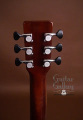 Hewett Brazilian rosewood D guitar headstock back