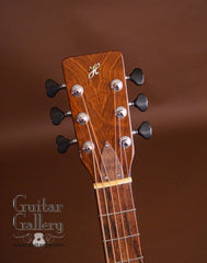 Hewett Brazilian rosewood D guitar headstock